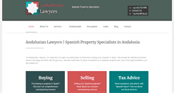 Desktop Screenshot of andalusianlawyers.com