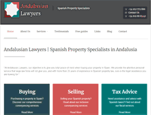 Tablet Screenshot of andalusianlawyers.com